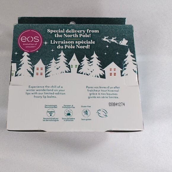 EOS Holiday Collection 3 Set Lip Balm Mint Pepermint Sweet Candy Cane Swirl NEW - Picture 7 of 11
